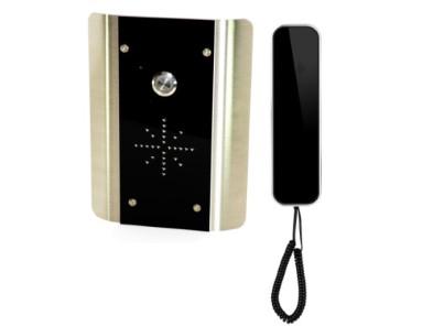 Bedrade intercom SLIM-CL-AB zwart/RVS