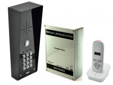 DECT 603-IMPK Draadloze audio intercom zwart imperial design met keypad