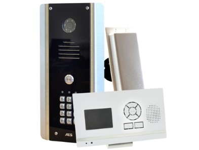 DECT705 draadloze video intercom zwart/RVS met keypad