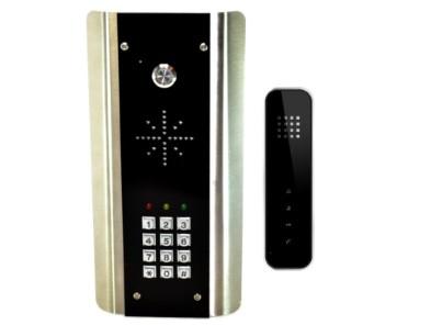 Bedrade intercom SLIM-HF-ABK zwart/RVS met handsfree toestel en keypad